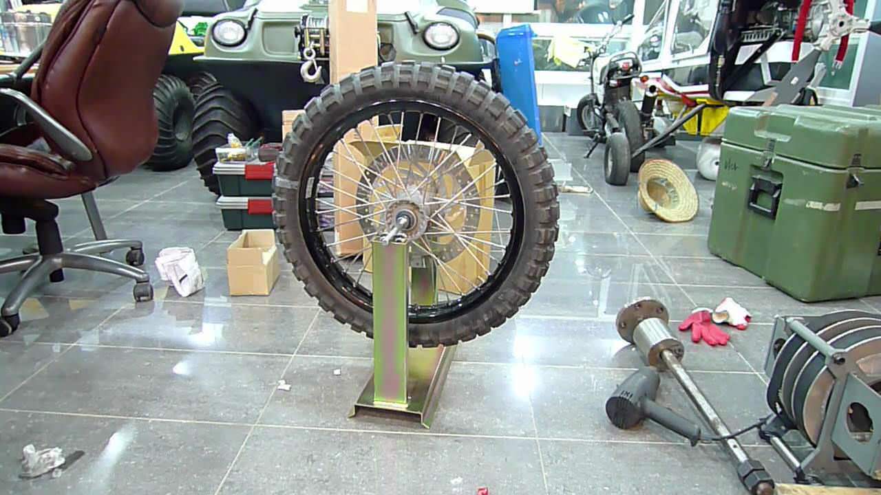 Balancing A Motorcycle Tire