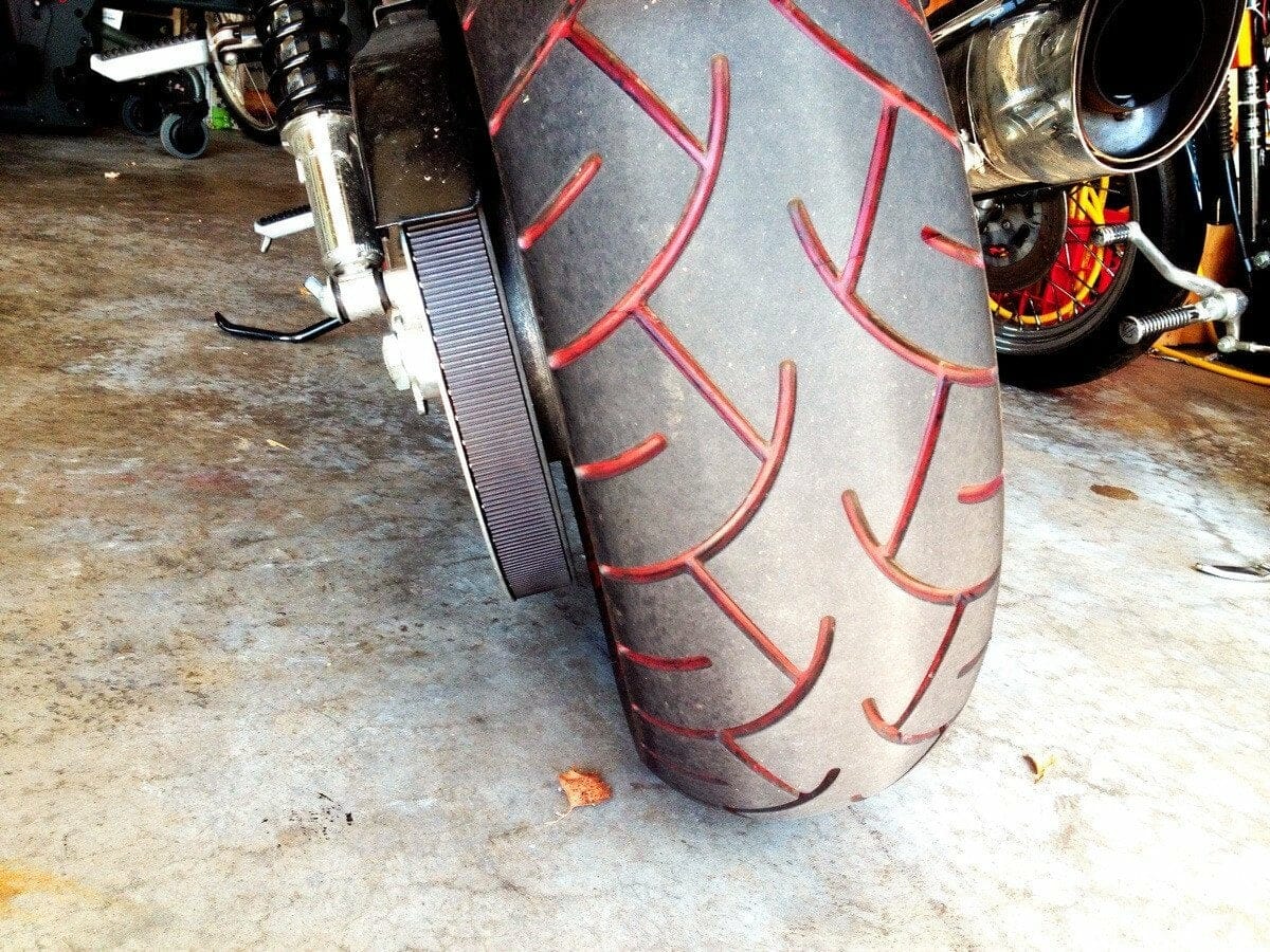 Is it safe to paint motorcycle tires