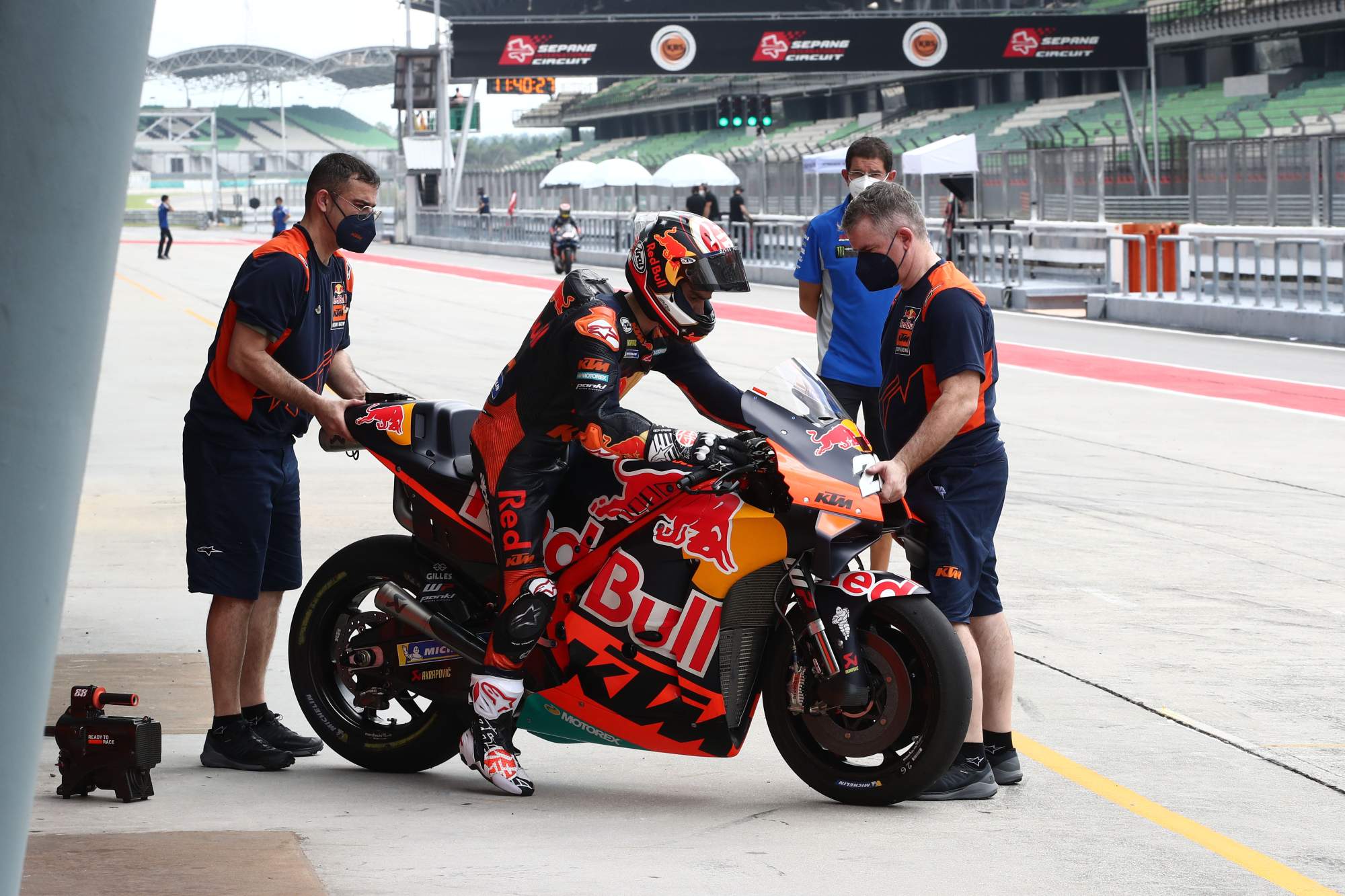 What is it like to be a technician on a motorcycle race team