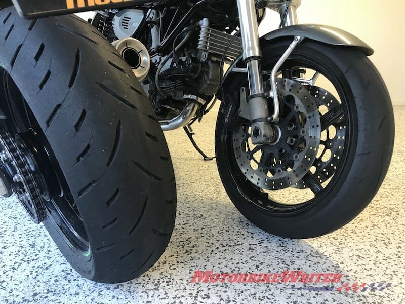Which type of tyrestires are better for a commuter motorcycle