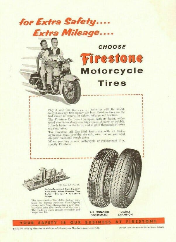 Why do many sportbikes have virtually no tire tread pattern