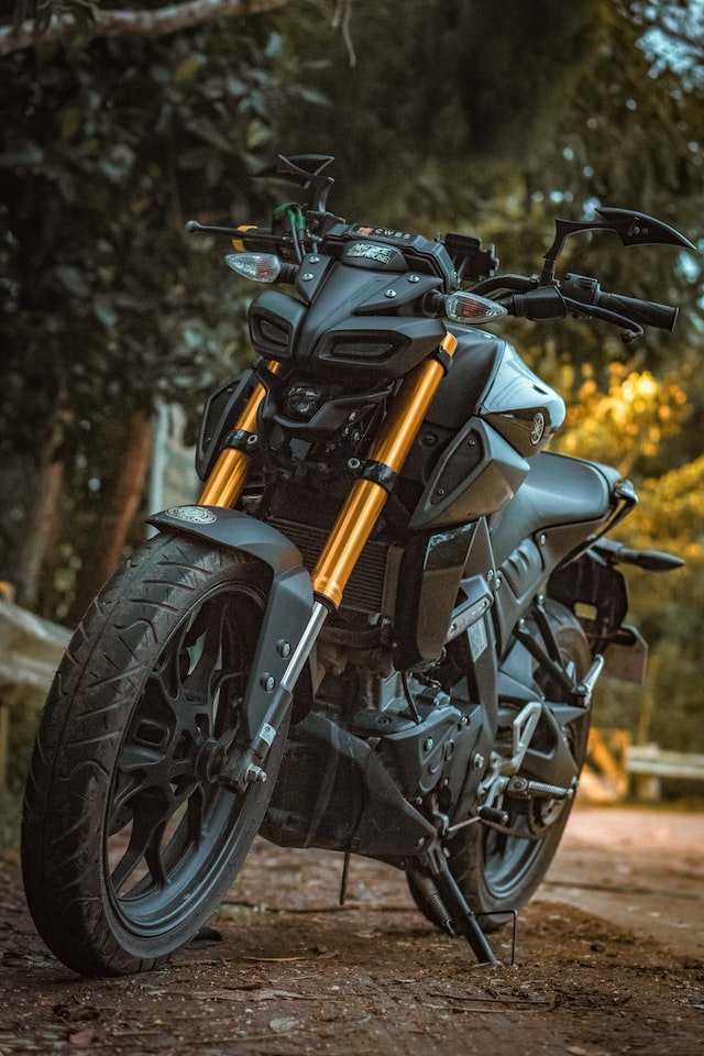 motorbike on street