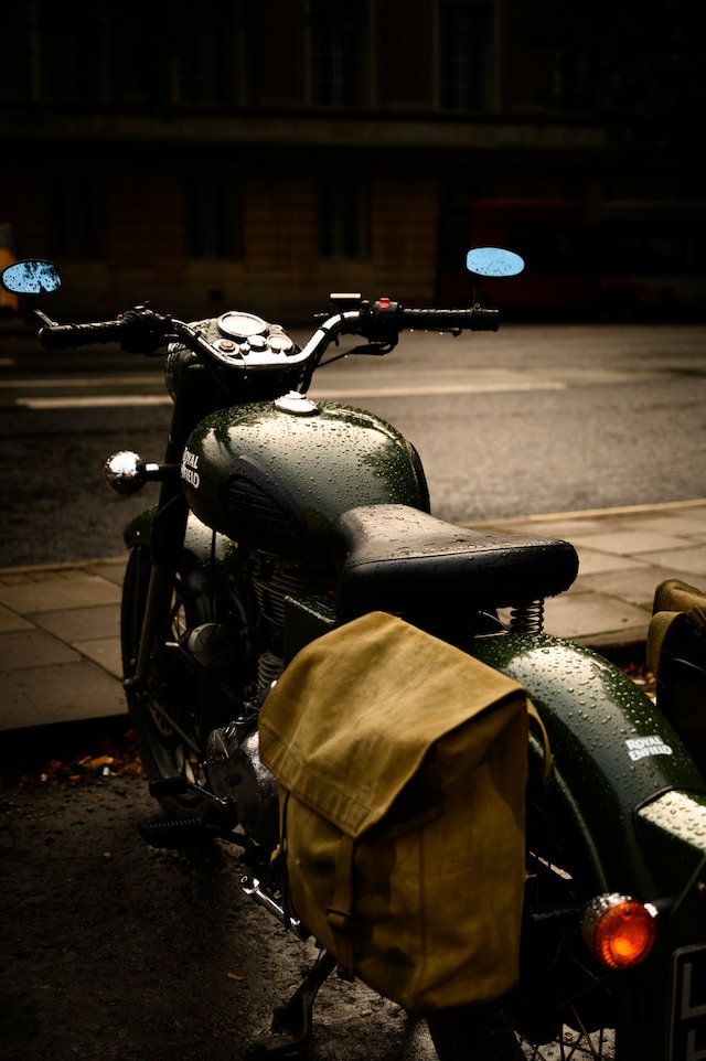 wet motorbike